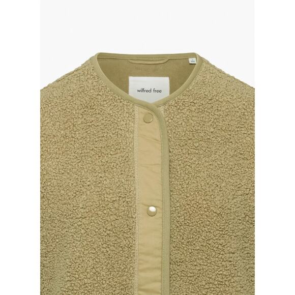 Aritizia Wilfred Sherpa Pastoral Liner Jacket Size Medium - Picture 1 of 10